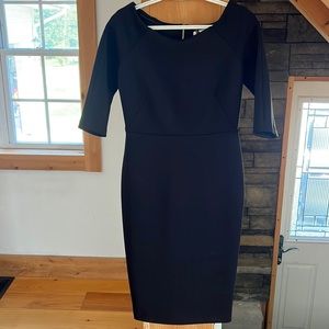 Iconic Calvin Klein Scuba Black Dress Size 4